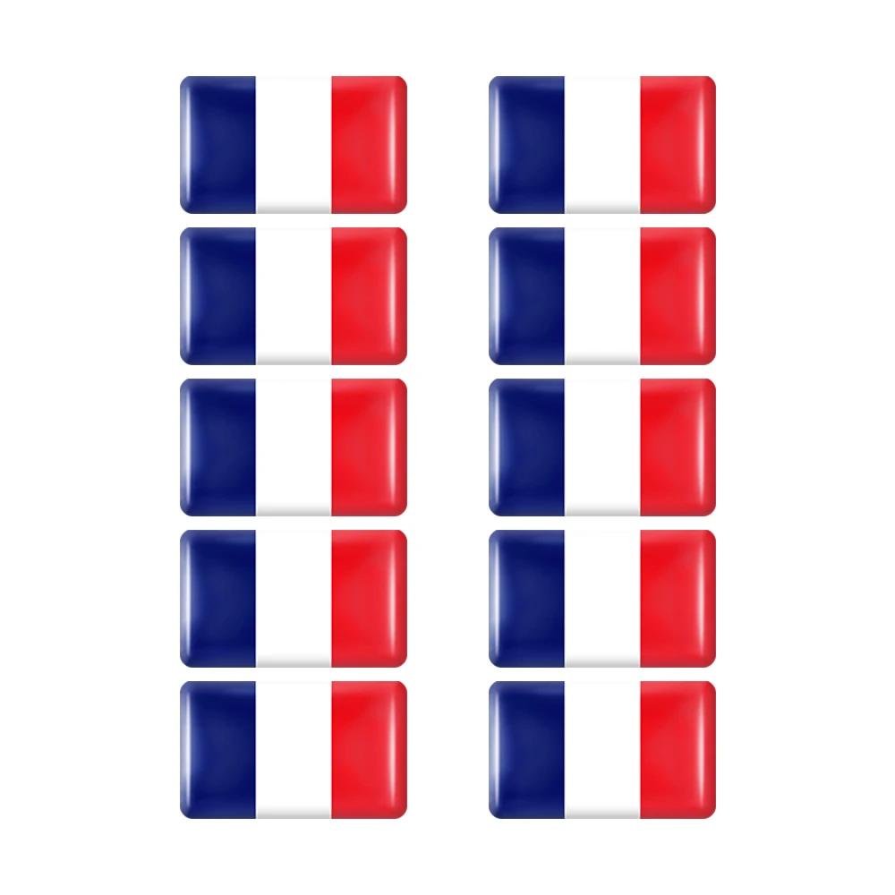 10 шт. Эпоксидные наклейки с флагами Наклейка для украшения салона автомобиля для Объединенных Арабских Эмиратов Таиланда Нидерландов России Бразилии Италии Значок