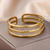 Jesus Bangles Bracelet for Women Stainless Steel Gold Color Luxury Bracelets 2024 Free Shipping Jewelry Pulseras Mujer Bijoux