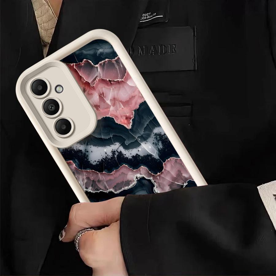 Чехол для Samsung Galaxy A16 A12 A13 A26 A32 A56 A35 A36 A53 A54 A34 A15 A71 A72 A51 A73 A23 Чехол для телефона Роскошный мраморный узор