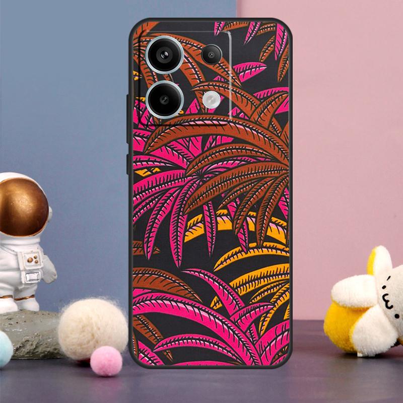 Чехол с африканским восковым принтом для Xiaomi Redmi 13C 12 12C 9C 10C Redmi Note 11 12 13 Pro 9 10 10S 11S 12S Задняя крышка