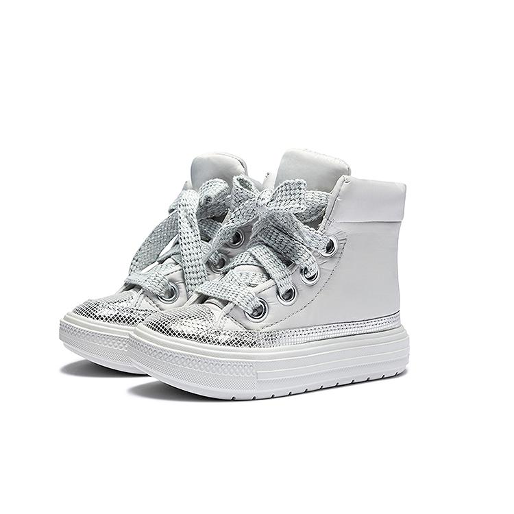 Converse Chuck Taylor All Star Удобная Модная Универсальная Высокие Ботинки для Детей Детские ботинки A14433C