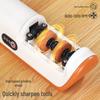 Электрическая точилка для ножей с точильным камнем и быстрой зарядкой - Компактный кухонный инструмент