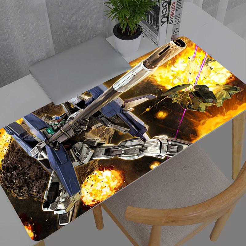 Коврик для мыши Mobile Suit Gundam XL с замком Большой Игровые Аксессуары Компьютерный Игровой Коврик для Клавиатуры и Мыши Настольный Коврик для Мыши Для Csgo
