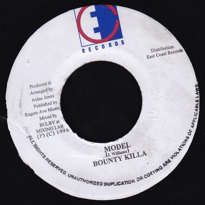 7-дюймовая пластинка BOUNTY KILLER - Модель НЕТ East Coast Reco 1996 Ямайка Регги, Ска и Даб Б/У