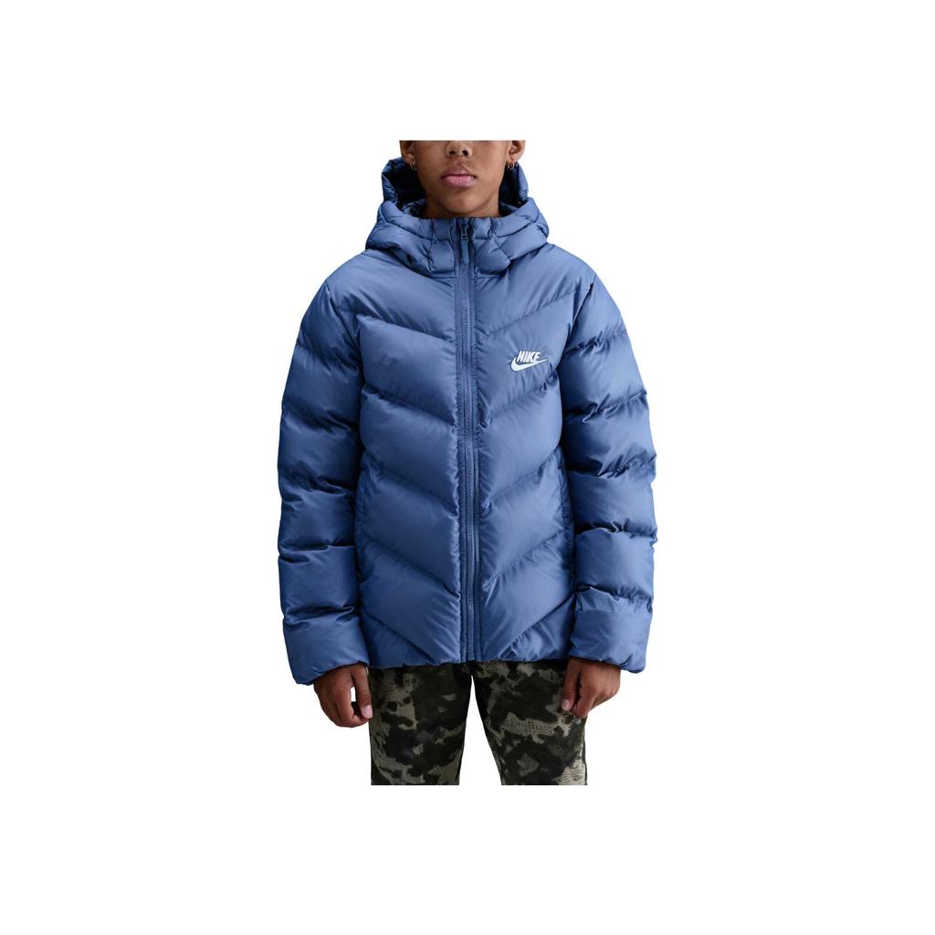 Nike Спортивная одежда All Day Play Therma-FIT Свободная толстовка с длинным рукавом однотонная Детские куртки HQ4976-499