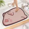 Super Absorbent Bathroom Floor Mat Anti-slip Bathroom Mat Soft Bath Mat Cartoon Non-slip Mud Toilet Pad
