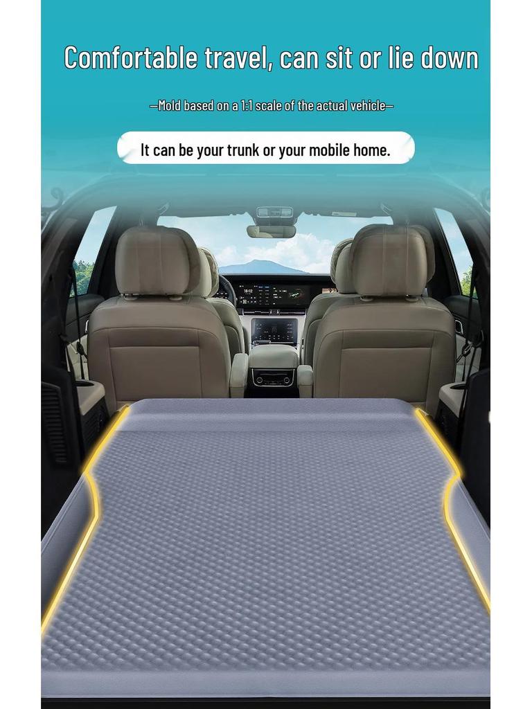 Ideal ONE Car Trunk Air Mattress - Inflatable Sleeping Pad for Rear Car Bed