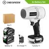 ONEGREEN 2000W Brushless Electric Turbo Blower Jet Fan 200M/S Handheld Air Blower Violent Blowing Tool for Makita 18V Battery