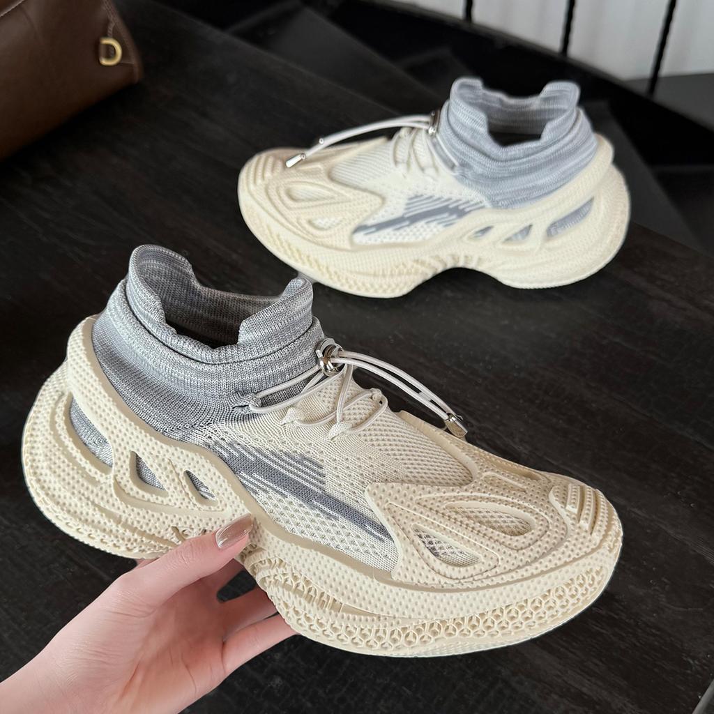 Fashion 2025 Women Causal Shoes Pring Brand Spring Designer Wedges White Sneakers Platform Tenis Feminino Trainers Female Walking