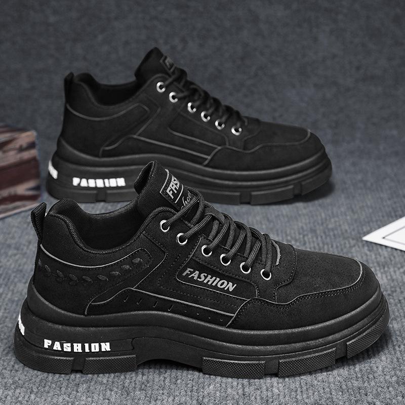 Осень новая мужская спортивная и повседневная обувь с низким верхом, уличная платформа для скалолазания, ботинки Мартин из живой кожи, мужская обувь