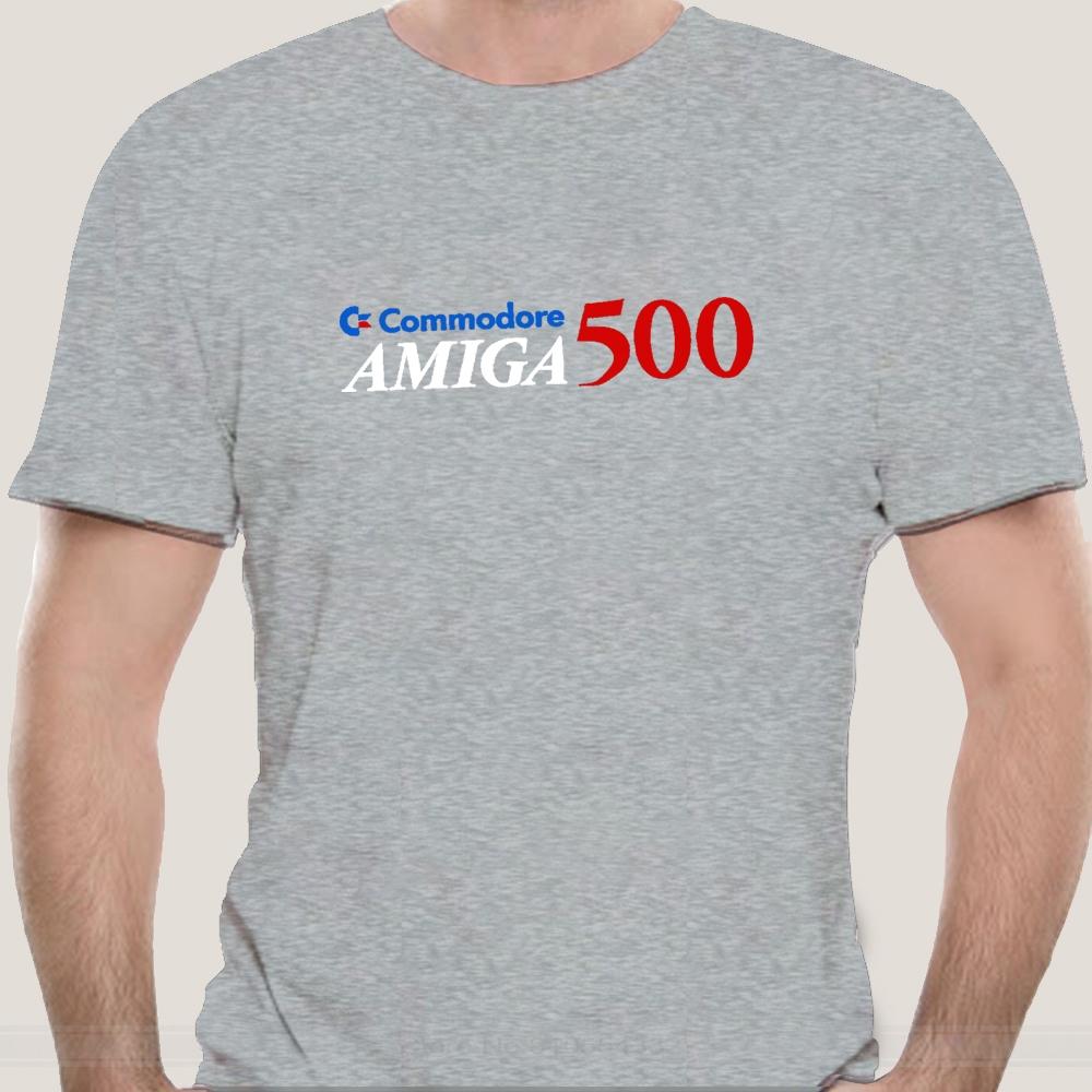 Commodore Amiga 500 Computer Tshirt Retro 80s Video Games C64 Zx Spectrum Pc
