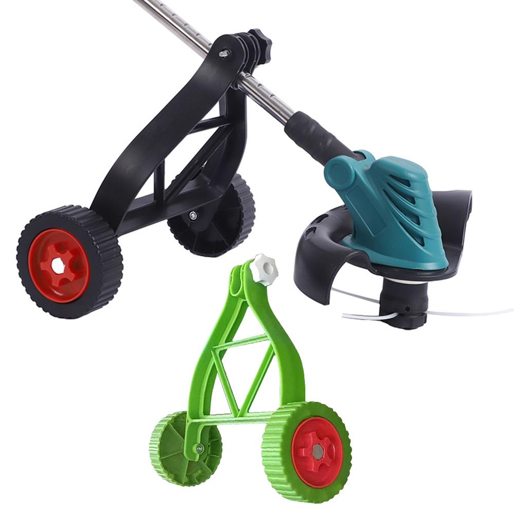Labor-Saving Auxiliary Wheel of Lithium-Ion Mower Adjustable Support Wheels Set for Cordless Grass