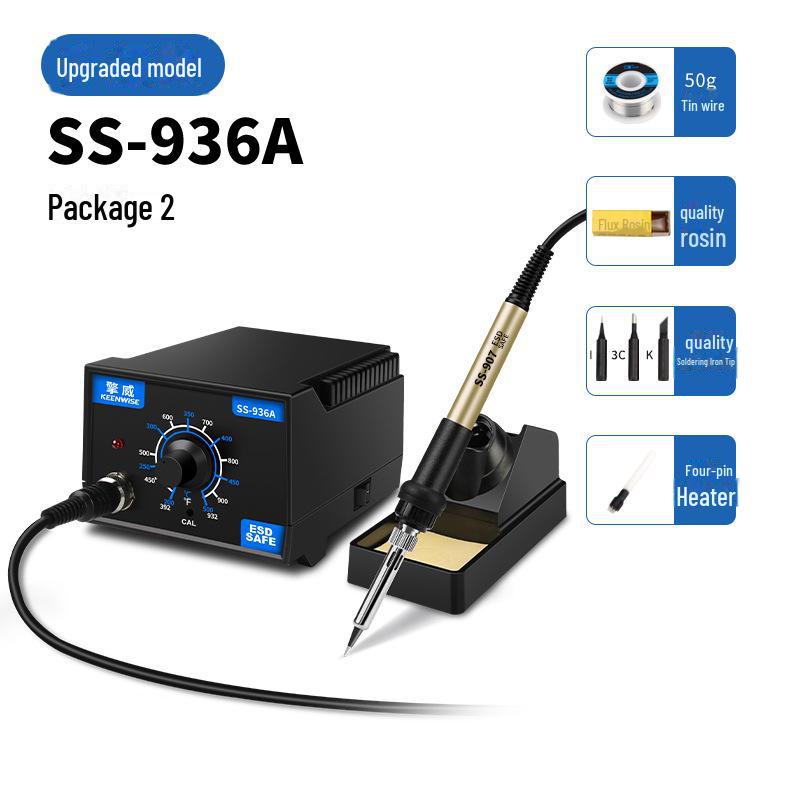 Регулируемый по температуре электрический паяльник для ремонта электроники