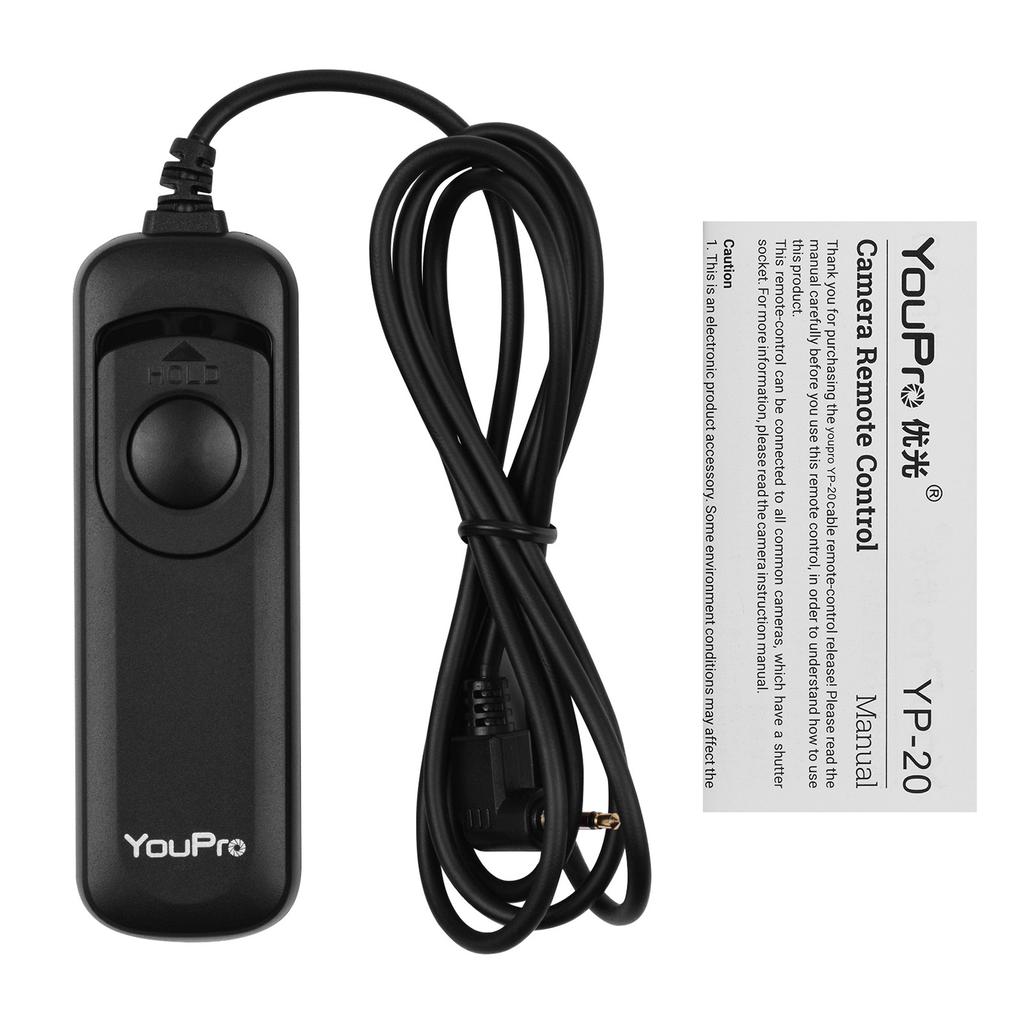 YouPro E3 Type Shutter Release Cable Timer Remote Control 1.2m 3.9ft Cable Replacement for Canon G10 G11 G12 G15