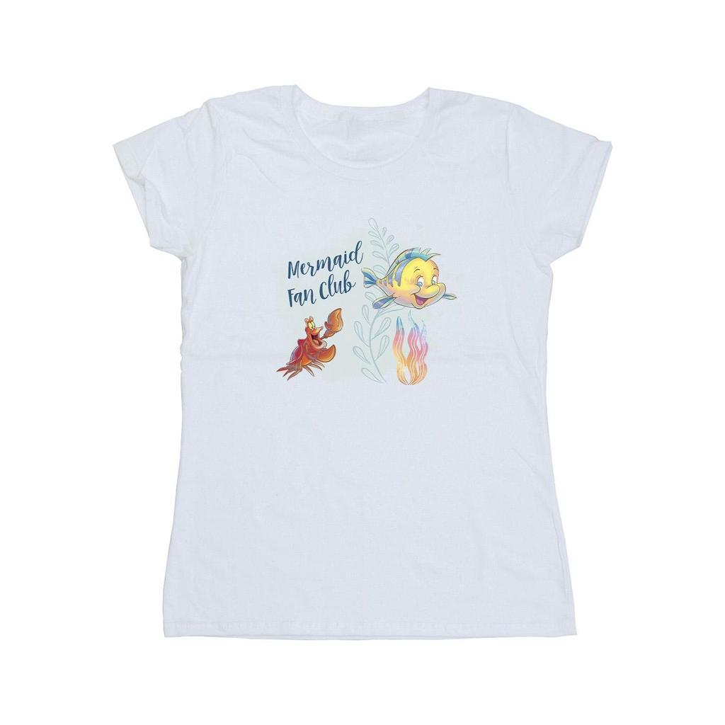 Disney Womens/Ladies The Little Mermaid Club Cotton T-Shirt