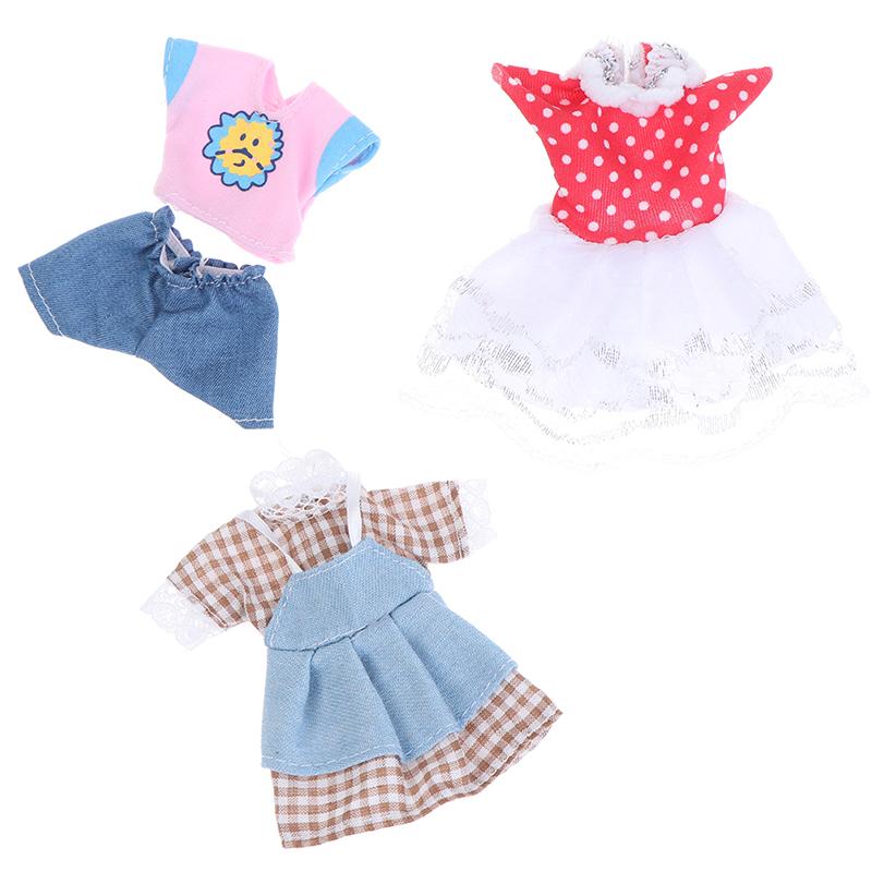 Модная 1:8 кукольная мини-кукольная одежда, костюм с юбкой, детское кукольное платье «сделай сам», игрушки для девочек