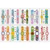 10 Sheets/Pack Kids Cartoon Fake Tattoo Stickers for Children Creative Water Transfer Printing DIY Temporary Tattoo