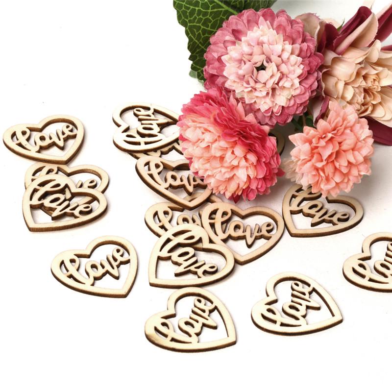 15 шт. украшения для дома, деревянные птицы, поделки для жениха, сделай сам, настольные конфетти, разбросанные любовные семейные письма