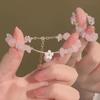 Imitation Jade Gold Branches And Jade Leaves Bracelet