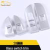 Suitable for 20 Enclave Models: Glass Switch Decorative Panel Car Door Window Armrest Lift Button Sticker.