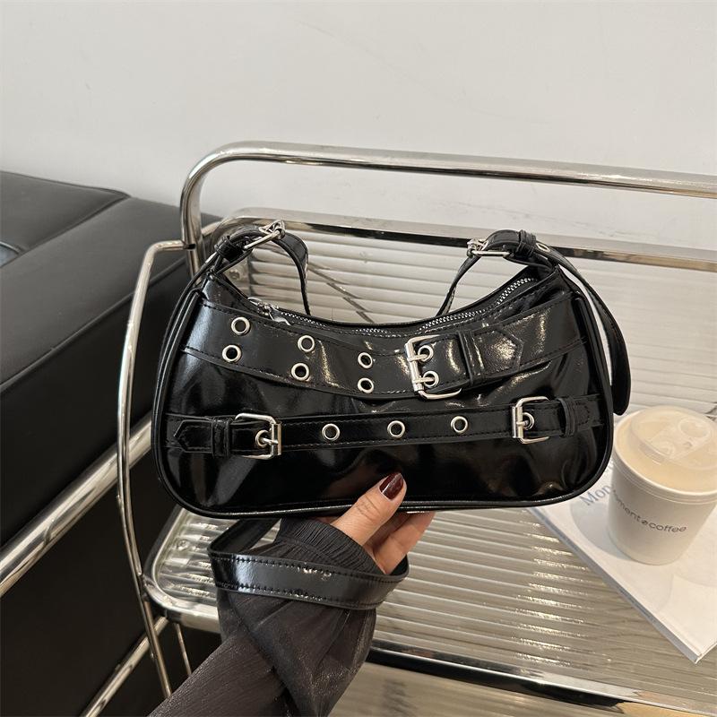 Новая подмышечная сумка в корейском стиле для женщин, мягкая на ощупь, из искусственной кожи, на плечо, минималистичный дизайн, шикарная сумка