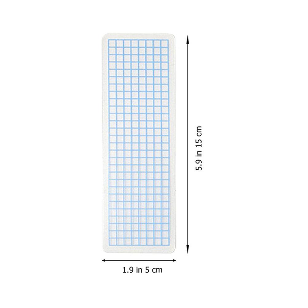 50Pcs Tape Sub-Packing Boards Practical Durable Plastic Organizer Washi Tape Storage Boards for School Office Home