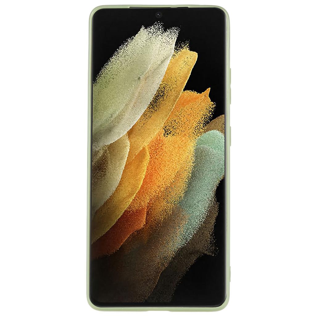 Phone TPU Case for Samsung Galaxy S21 Ultra 5G Fingerprint Free Matte Protective Phone Cover