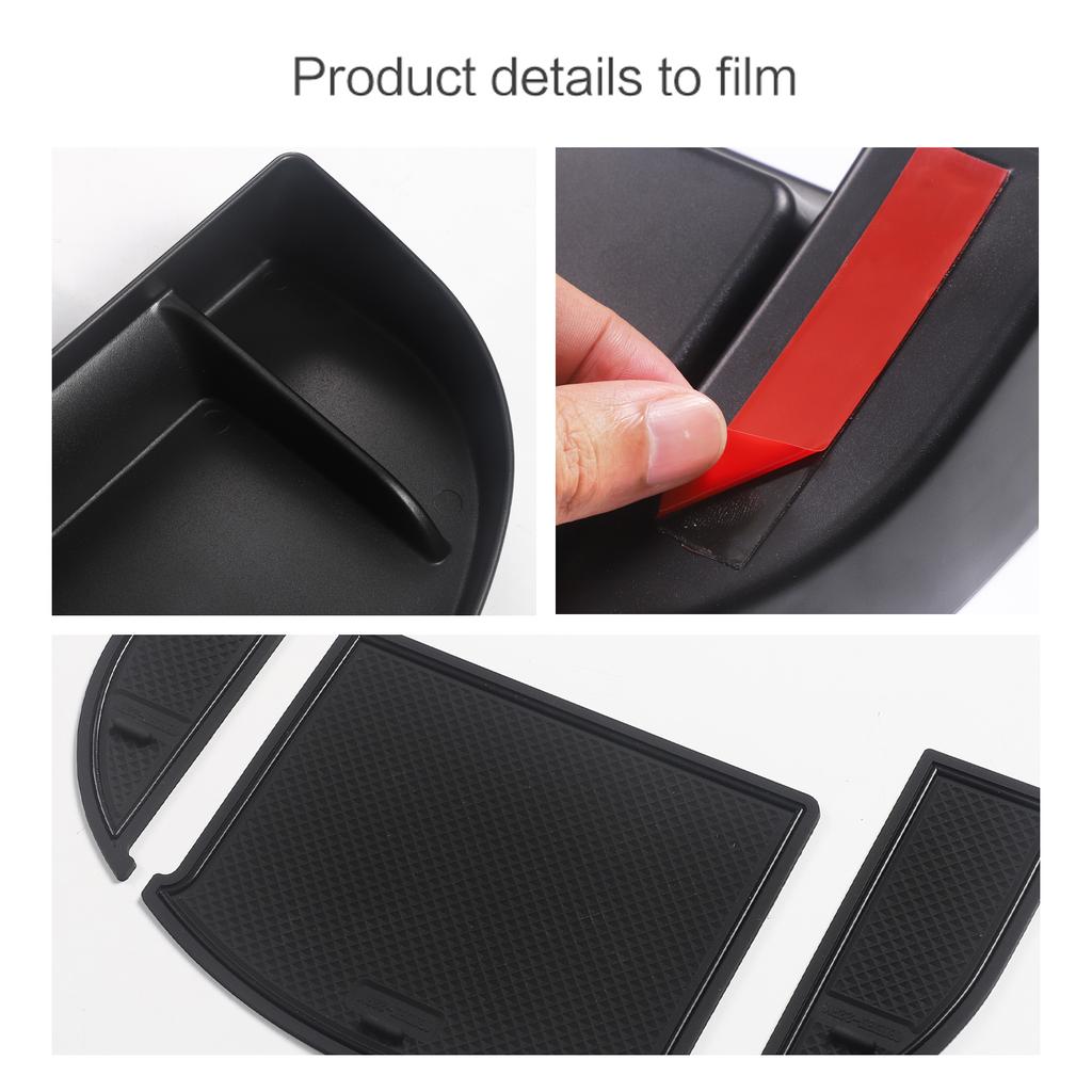 Для BYD Dolphin Ящик для хранения на приборной панели Скрытый лоток на центральной консоли за экраном Аксессуары для интерьера