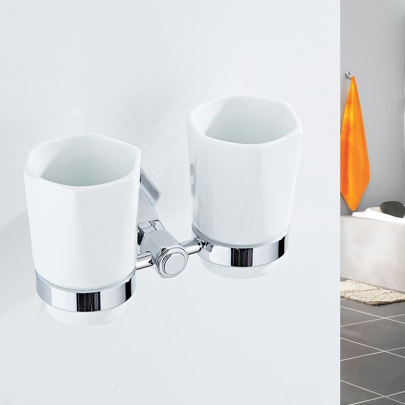 Bathroom Accessories Bath Hardware Set Chrome Color Toilet Paper Holder Towel Rack Tissue Holder Cup Holder Robe Hook 93000L