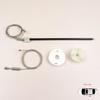 BWR5547 Window Regulator Repair Set Rear Left Door for BMW X3 MK2 F25 2010-2014 Pre-Facelift 51357267103