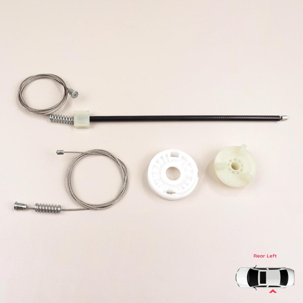BWR5547 Window Regulator Repair Set Rear Left Door for BMW X3 MK2 F25 2010-2014 Pre-Facelift 51357267103