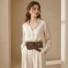 Zinc Zinc Alloy Maillard Waist Belt Wide Suede Waist Bag Belt Fashion Pin Buckle Waistband  Daily Outfits