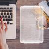 Stackable A4 Size Transparent Document Storage Box File Organizer Box for Office School Home Travel Desk Tidy Wear-Resistant