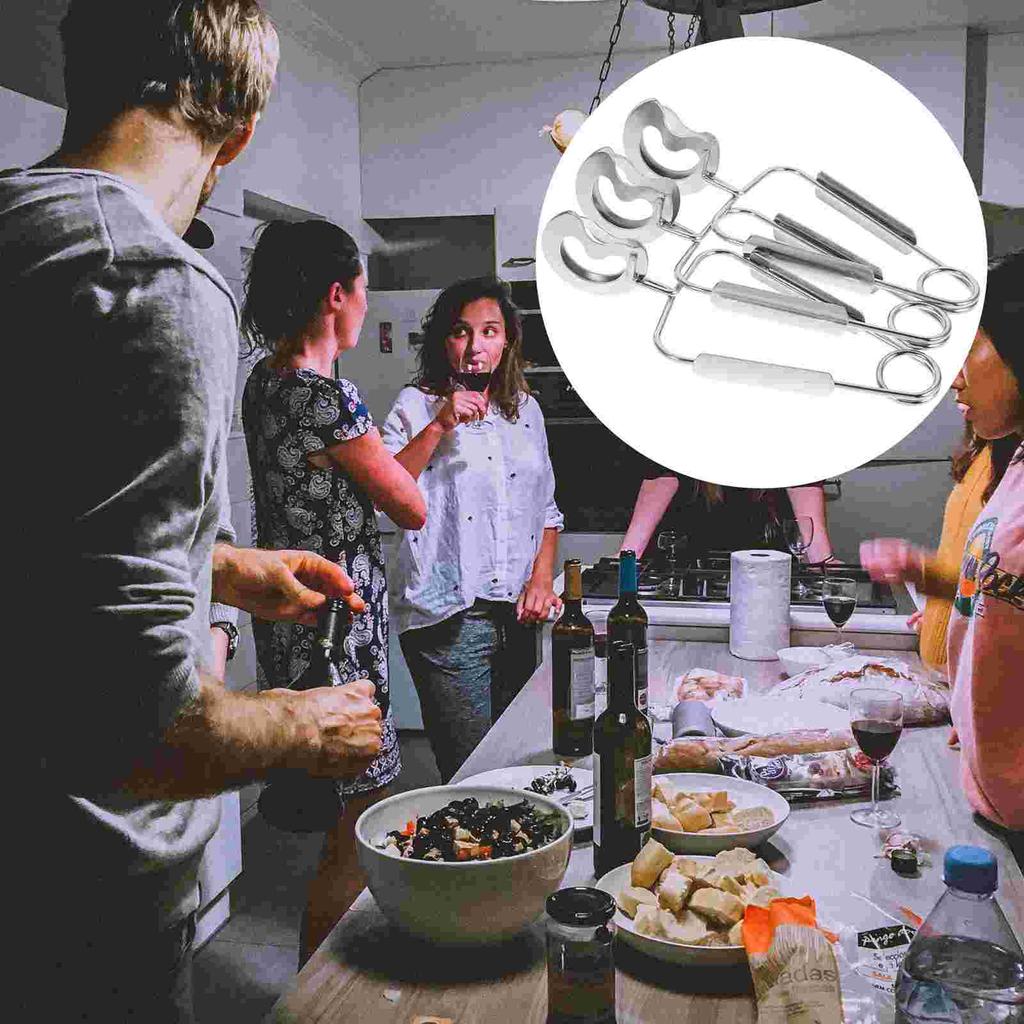 3 шт. пружинный пищевой зажим из нержавеющей стали щипцы для еды зажим улитка для кухонных щипцов