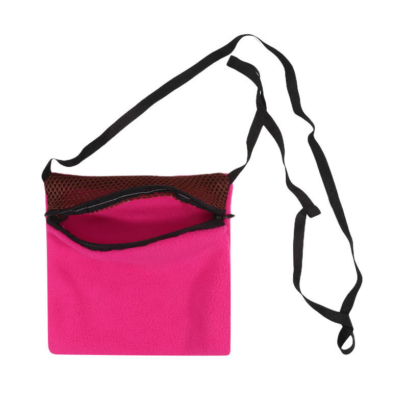 1 шт. Сумка-переноска для маленьких питомцев, сумка-шлейка для хомяка, спальный мешок для хомяка, двухслойный плюшевый, теплый, удобный, зимние принадлежности, подходит для хомяков, песчанок