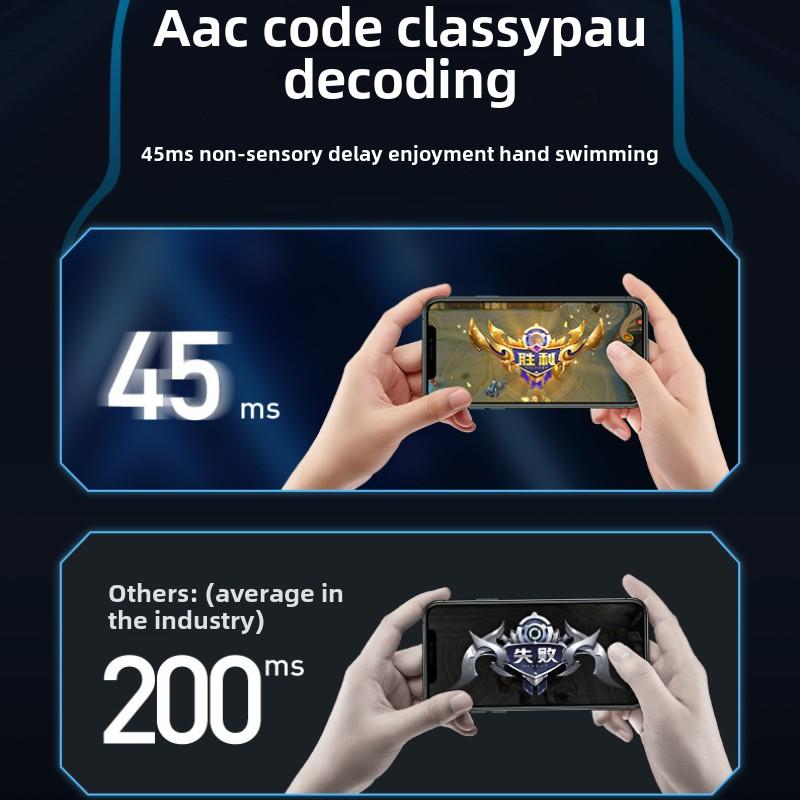 Новая игровая гарнитура Esports Type-c неиндуктивные беспроводные наушники-вкладыши TWS с низкой задержкой
