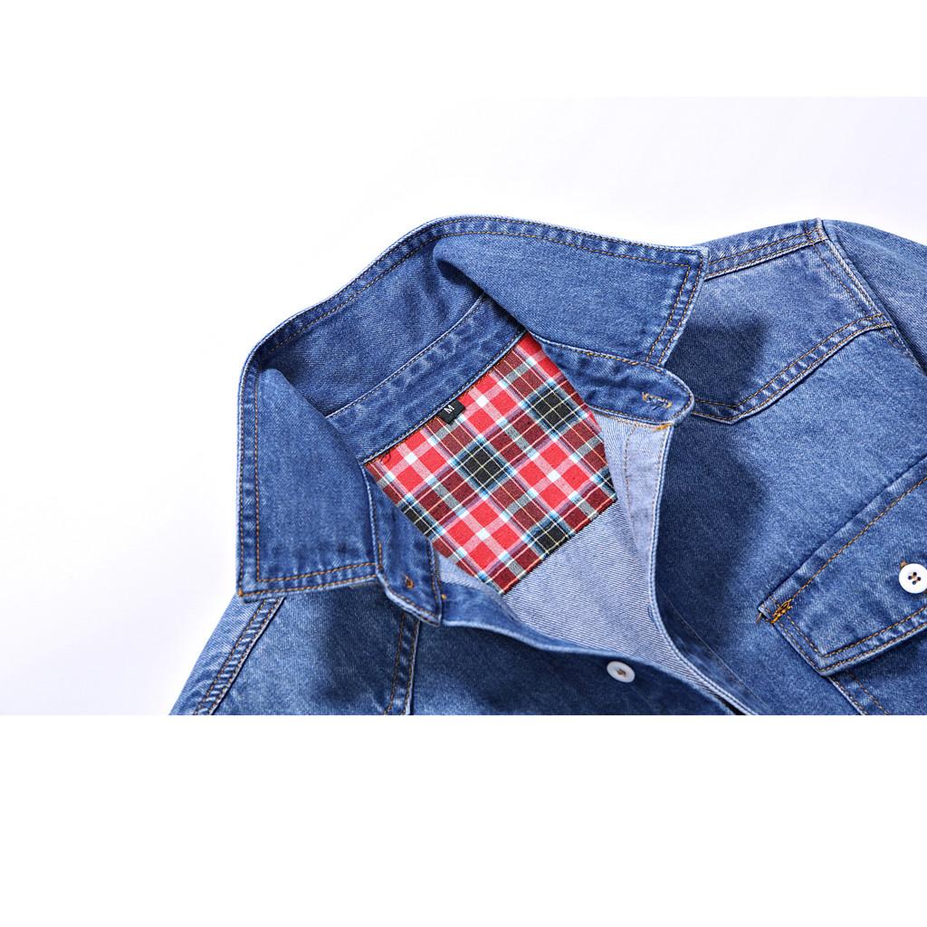 Мужская осенне-зимняя повседневная винтажная джинсовая куртка с эффектом потертости, пальто, верхняя блузка