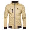Spring and Autumn Men's Stand Collar Cotton Washed Jacket Air Force One Large Size Flight Jacket for Men