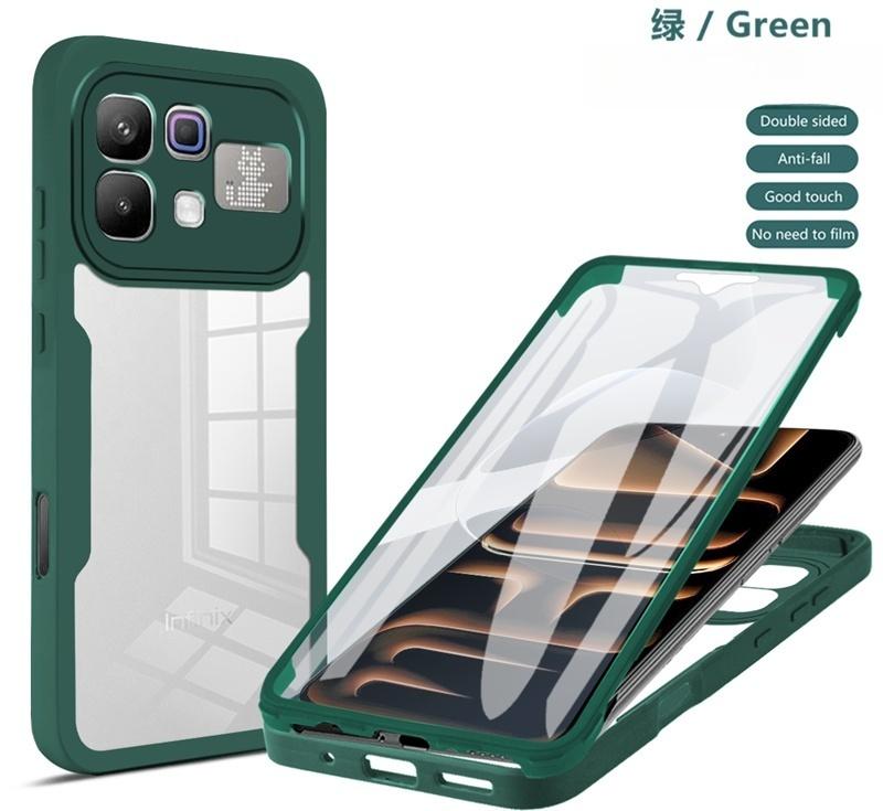 Чехлы Для Infinix Note 60 Pro Note Edge 5G INFINIX Smart 20 4G Hot 60 Pro + 60i 360 Защита Всего Тела Прозрачный Чехол