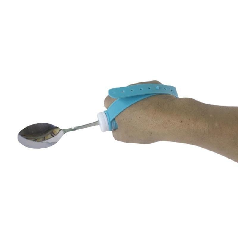 4 Piece Assistive Dining Utensils Set Fork Spoon Bowl Chopsticks Anti Slip Elderly Disabled Tableware Safe Ergonomic Essential