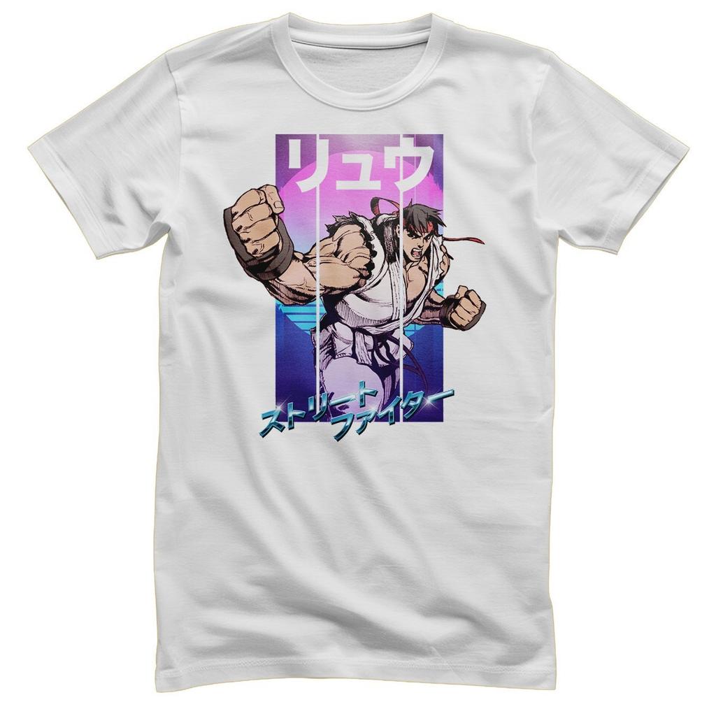 Officially Licensed Street Fighter street Fighther Japanese Mens T-Shirt