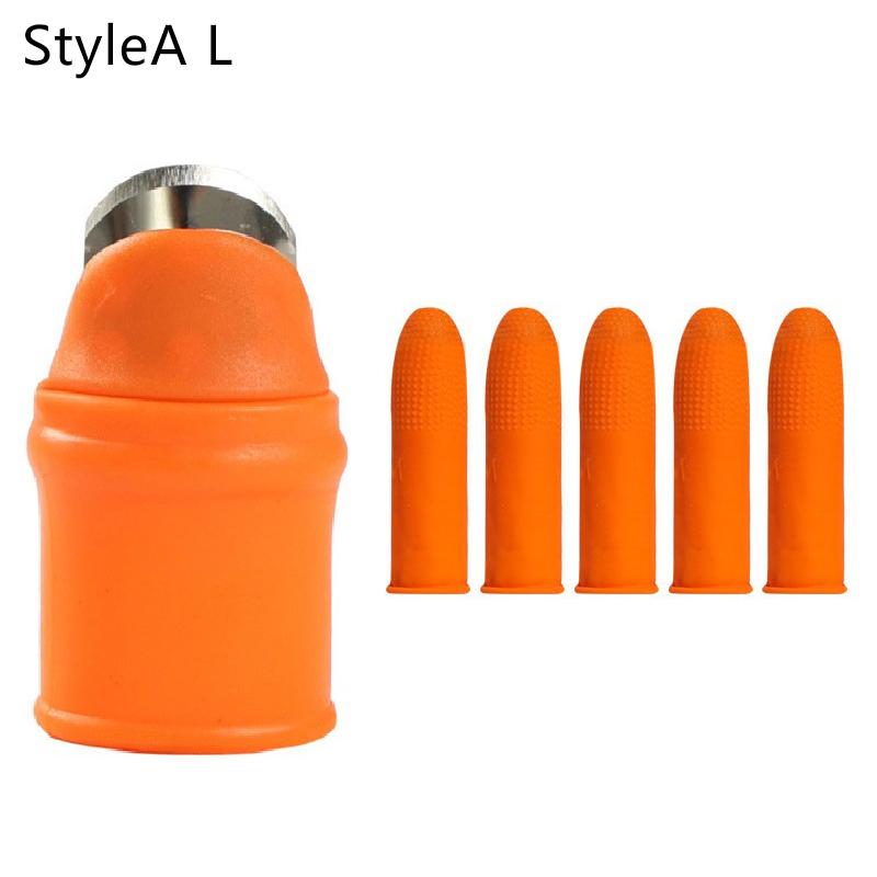 1Set Fruit And Vegetable Picking Potted Plant Trim Gardening Thumb Knife Thumb Cutter Gardening Tool For Picking Fruit Vegetable