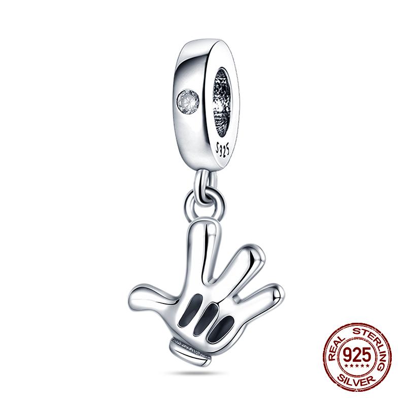 100% стерлингового серебра 925 пробы, лев, собака, слон, светлячок, кошка, дерево жизни, подвески в виде животных, подходят для оригинальных браслетов 925, ювелирные изделия своими руками
