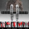 Fitness Roller with Bearing Workout Abdominal Exerciser Pull Strap Set Domestic Training Equipment Waist Slimming Sport