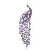 Diamond-Encrusted Heavy Industry Fashionable Versatile Peacock Corsage Retro Long Suit Fringed Brooch Animal Pin