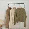 Свободный топ с перекрутом под горло, женский, новый вязаный кардиган-жакет на весну, осень и зиму