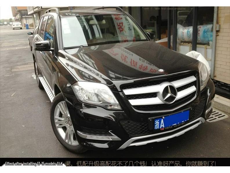 Боковые подножки из алюминиевого сплава для Mercedes GLK 200/260/300 2008-2015