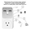 6H Timer Socket 2 USB Ports Voltage Protector Smart Home Countdown Timer Socket  Lamps Indoor