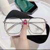Men And Women Retro Fashion Square Anti Blue Light Computer Glasses Reading And Playing Games To Protect Eyes