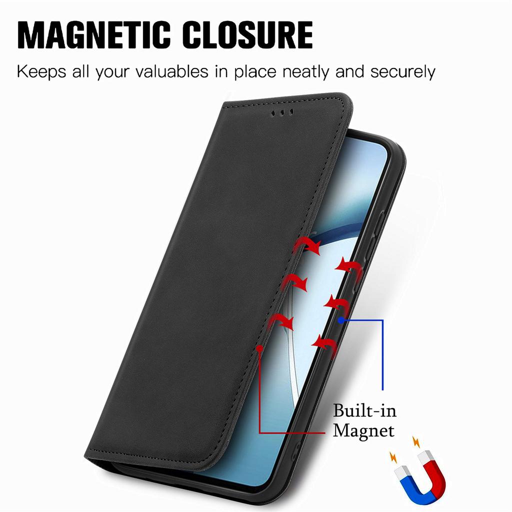 Кожаный чехол-книжка на магните для Xiaomi Redmi Note 15 pro plus 14 с держателем для карт Кошелек 5G 4G Гладкая обложка Funda